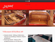 Tablet Screenshot of fairmont.no